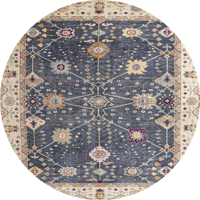 Oriental Indoor Rug, Round 4'