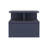 Adele Floating Nightstand, With One Drawer And Two Small Below Shelves For Storage Or Decor, Blue-1230075592