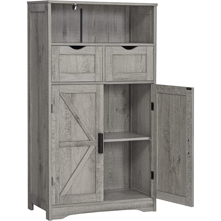 August Grove® Solid Wood Accent Cabinet - Wayfair Canada