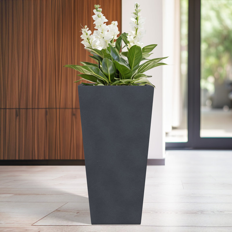 Pot à fleurs, Gris anthracite