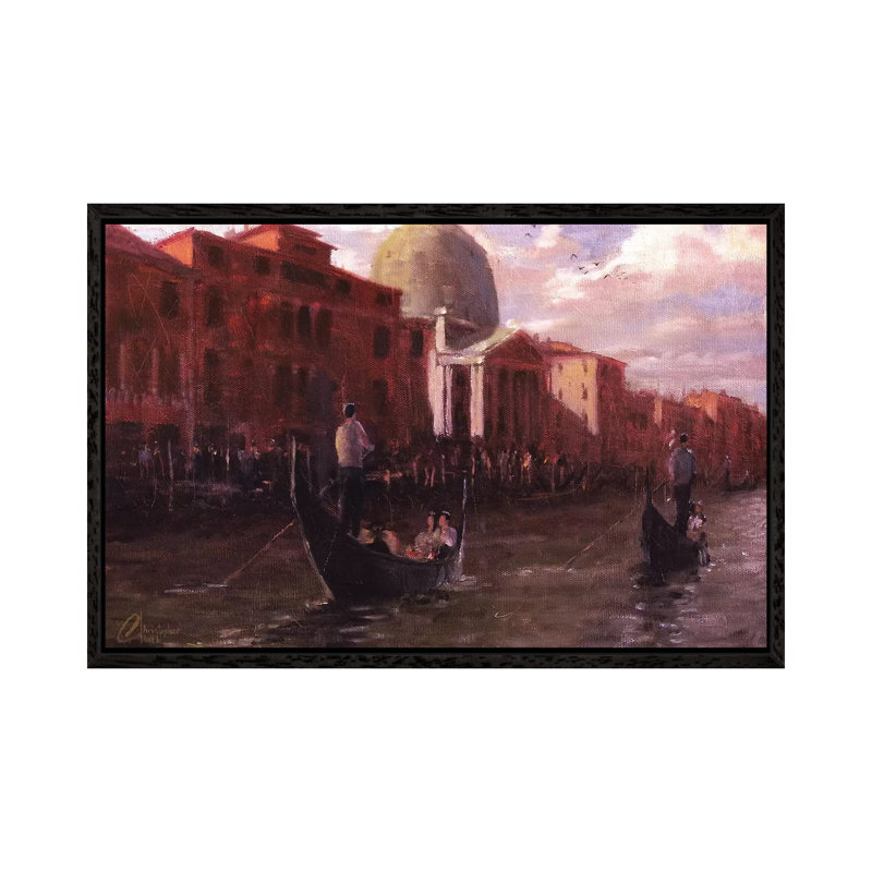 1 Piece Wall Art on Canvas, 101.6 cm H x 66.04 cm W, Black Framed Canvas
