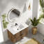 Meuble-lavabo mural peu encombrant avec lavabo en céramique, conception moderne en MDF