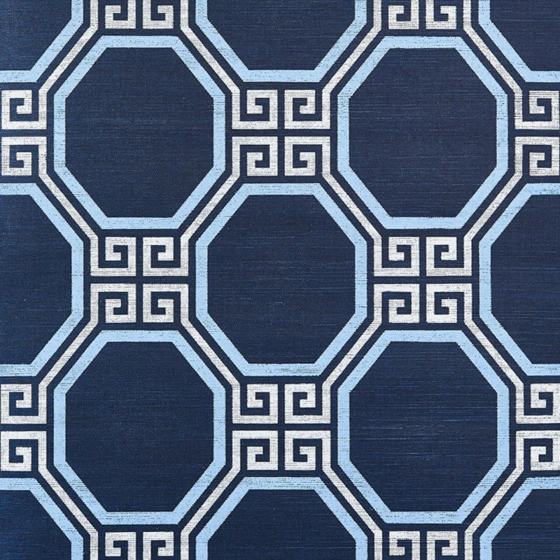 Octavia Sisal Wallpaper, Navy