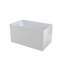 Baignoire autoportante rectangulaire CASAINC 47,24 po en acrylique blanc avec siège intégré et bonde