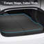  Matelas de camping 4 po en mousse à mémoire de forme pour Tesla Model 3, 74 po x 43 po, matelas de voiture pliable avec housse lavable moelleuse, certifié CertiPUR-US, gris foncé