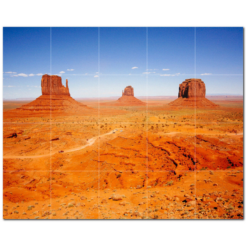 6'' x 6'' Satin Ceramic Decorative Mural