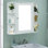 Armoire murale de salle de bain Re l 24 po x H 23 po x P 7 po