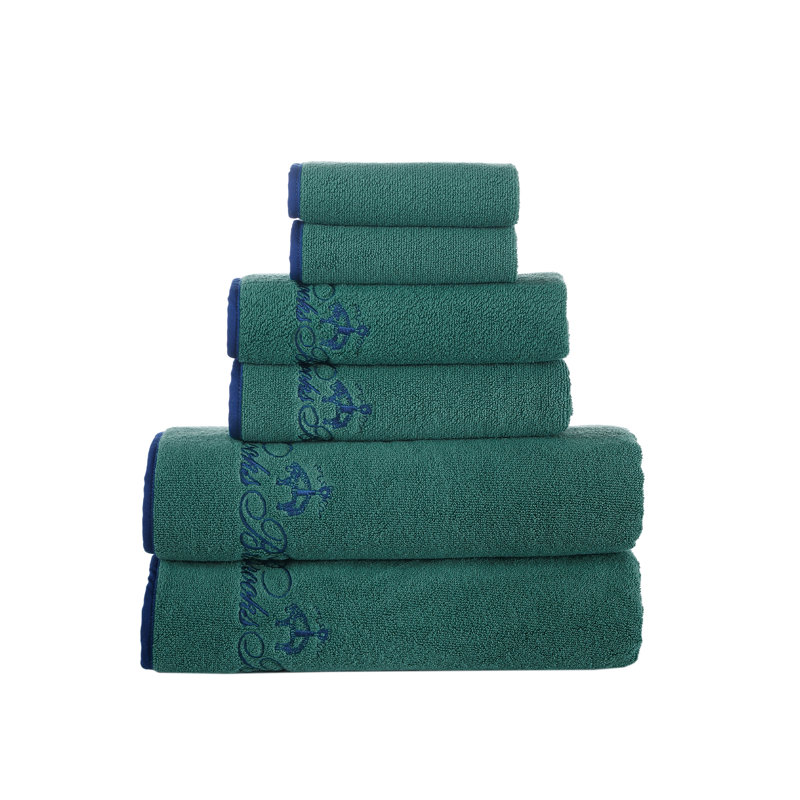 Turkish Cotton Midweight Jacquard Mulit-Size Set, Deep Jungle