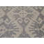 Tapis gris / beige en laine noué à la main de conception unique 6 pi x 9 pi Nataleigh