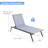 Gregale Outdoor Metal Chaise Lounge