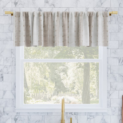 Archaeo Akari Slub Textured Linen Blend Semi-Sheer Grommet Curtain Panel