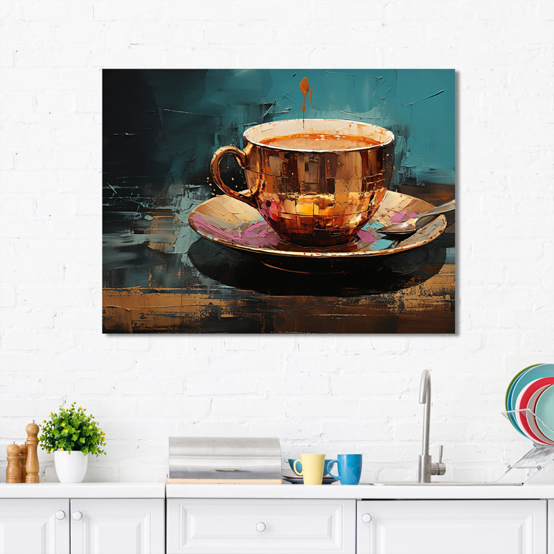 Cocktail Espresso Martini - Art mural cocktails, H 30 po x l 40 po x P 1,5 po