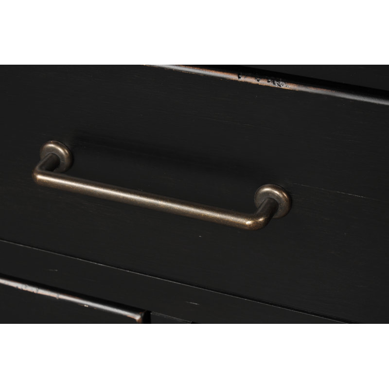 Baguenaudier 6 Drawer Chest, Black
