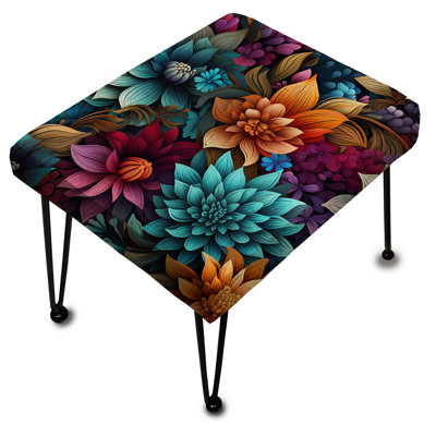 Repose-pieds Dahlia Mandalas