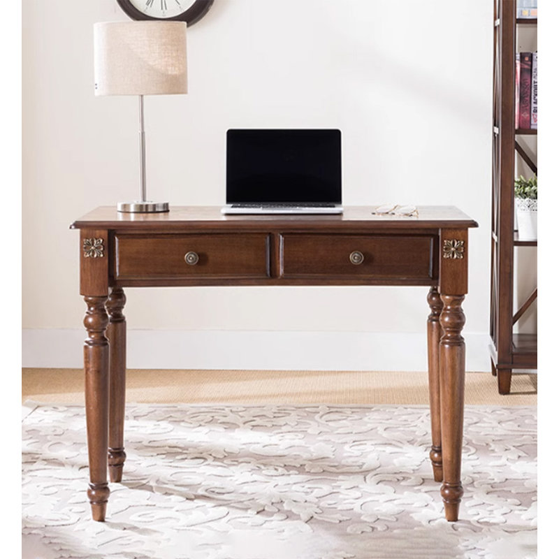 Bureau American Retro avec deux tiroirs