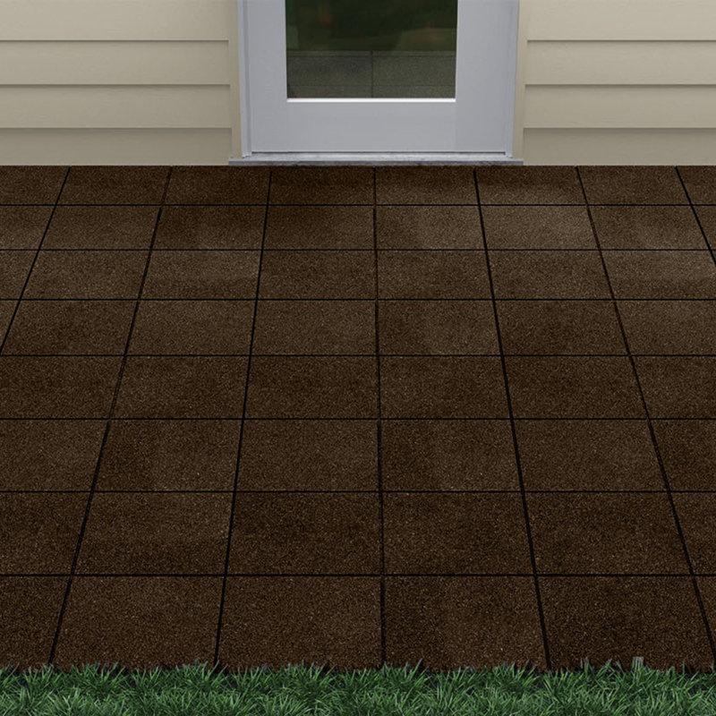 GroundSmart 12" Flat Paver - (12), Brown