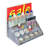 Four-Tier Shelf Counter Step Display, 12" wide