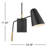 Tedder Steel Swing Arm Sconce-44179473