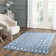 Feliciano Handmade Flatweave Wool Dark Blue/Ivory Rug