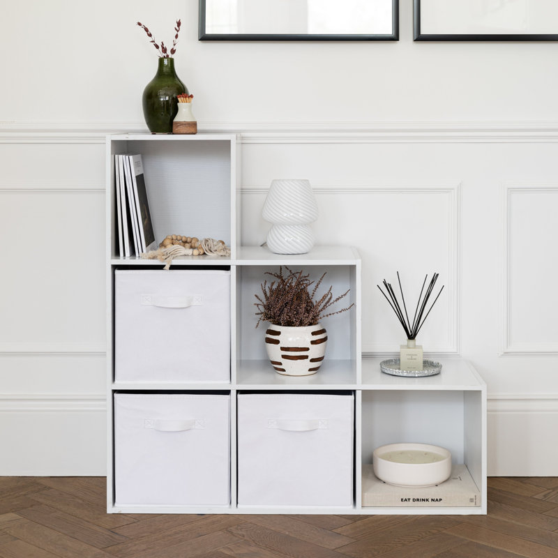 Northville 91cm H x 91cm W Cube Bookcase, White