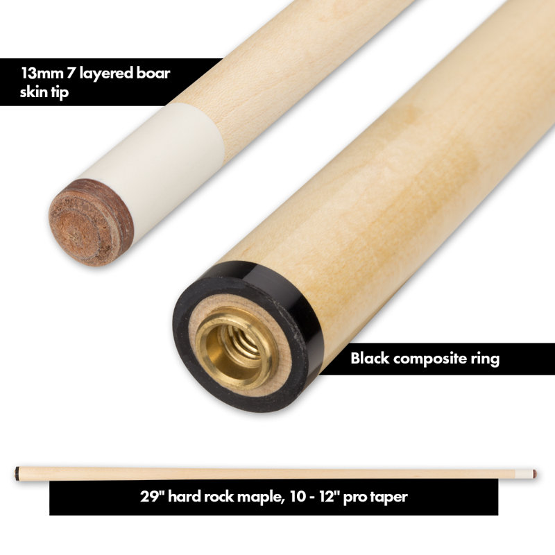 Outlaw Cues Wood Pool Cue, 21 oz.