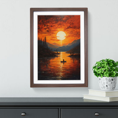 Lake Action No.2 - Framed Print