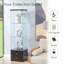 Vitrine en verre trempé avec 2 tiroirs