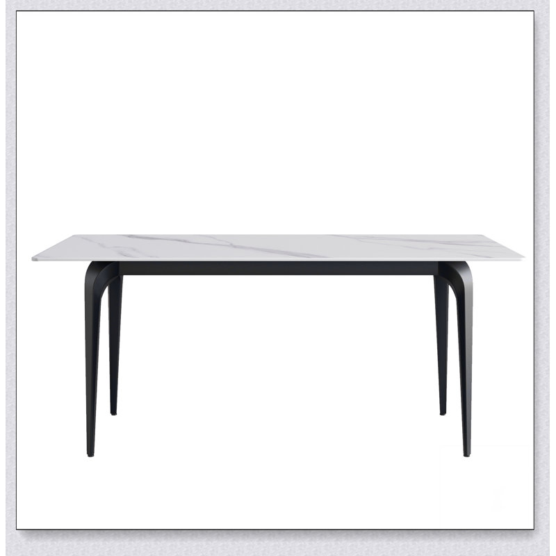 Table de salle à manger 70,87 po, Noir, H 29,53 po x L 63 po x l 35,43 po