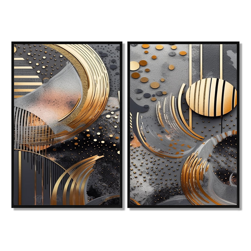 Doux couleurs marbrées abstraites III - Marbre abstrait grand art mural, Black, 36" H x 48" W, Impression encadrée flottante