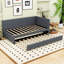 Linen Upholstered Daybed with Trundle-297341504-297341507