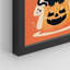 Halloween, Jack O 'Lantern, chat noir encadré sur papier, impression de 4 pièces-97770771-97770770