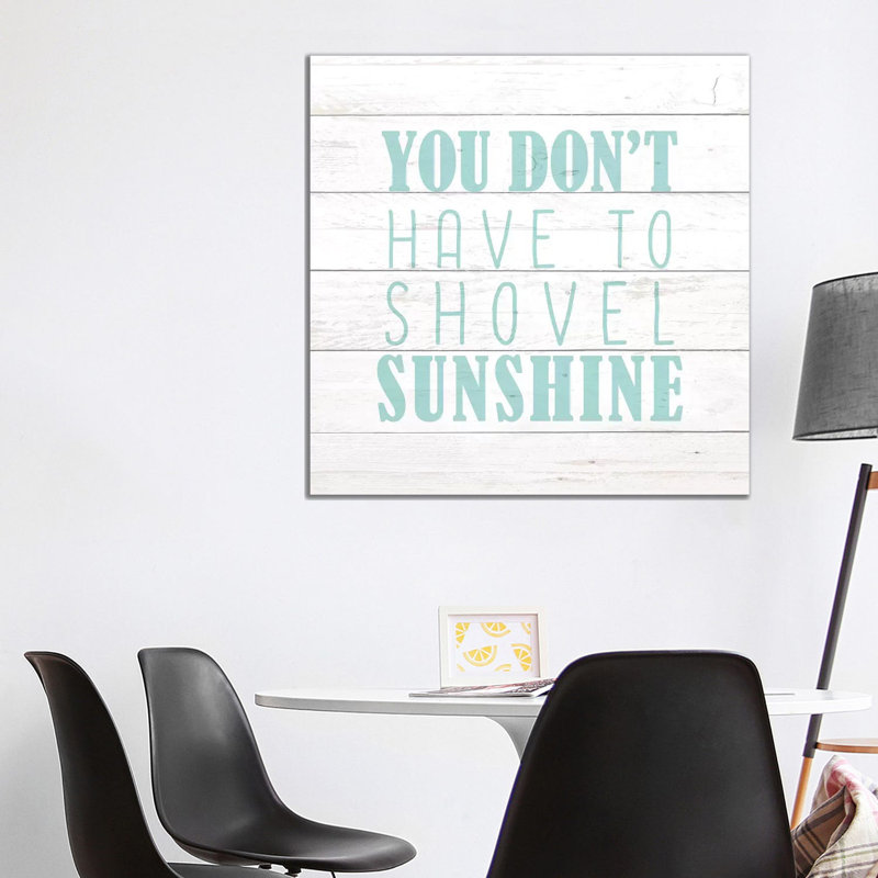 Shovel Sunshine by Kimberly Allen - Wrapped Canvas Gallery-Wrapped Canvas Giclée, 93.98 cm H x 93.98 cm W