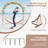 Costway 7.4 Ft Round Wedding Arch Wooden Arbour Backdrop Stand With Triangular-Shaped Base