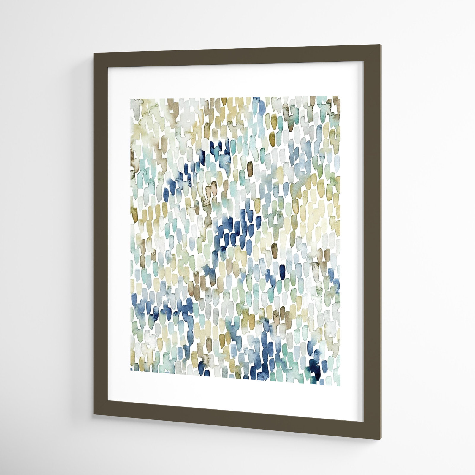 River Wavelets I Print by Grace Popp, 41" H x 33" W, Gray Framed Paper