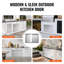 VEVOR 30x21 Inch BBQ Island Access Door Outdoor Kitchen Door Stainless Steel