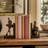 Ballet Dancer Bookends – Elegant Resin Ballet Girl Figurine Book Ends-1640297616