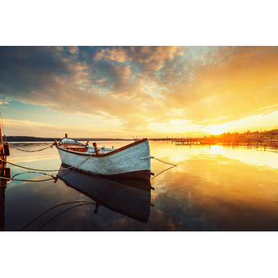 Magnifique coucher de soleil - reproduction sur toile tendue