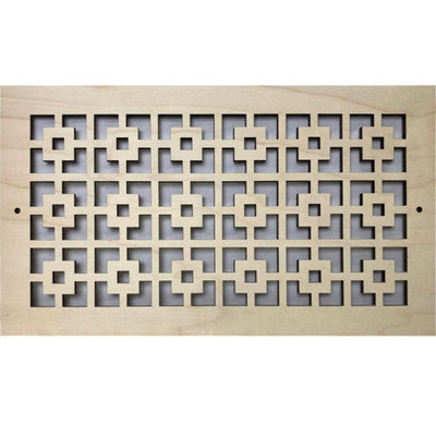 Stellar Air White Wall And Ceiling Registers -6x30 (Duct Opening) 8x32 Overall Size - Catalina