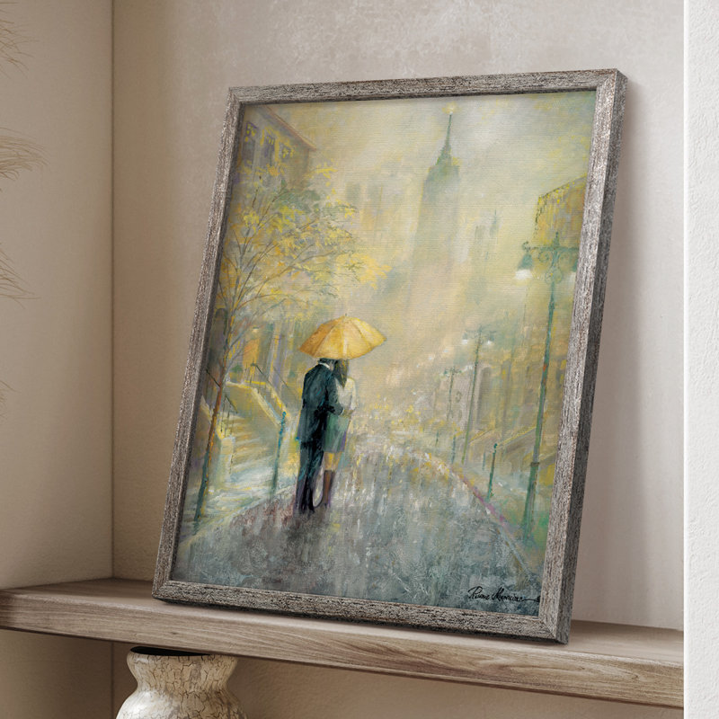 City Romance, reproduction encadrée - bois massif, H 30 po x l 24 po