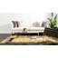 Tapis abstrait beige Jaidan-23394193