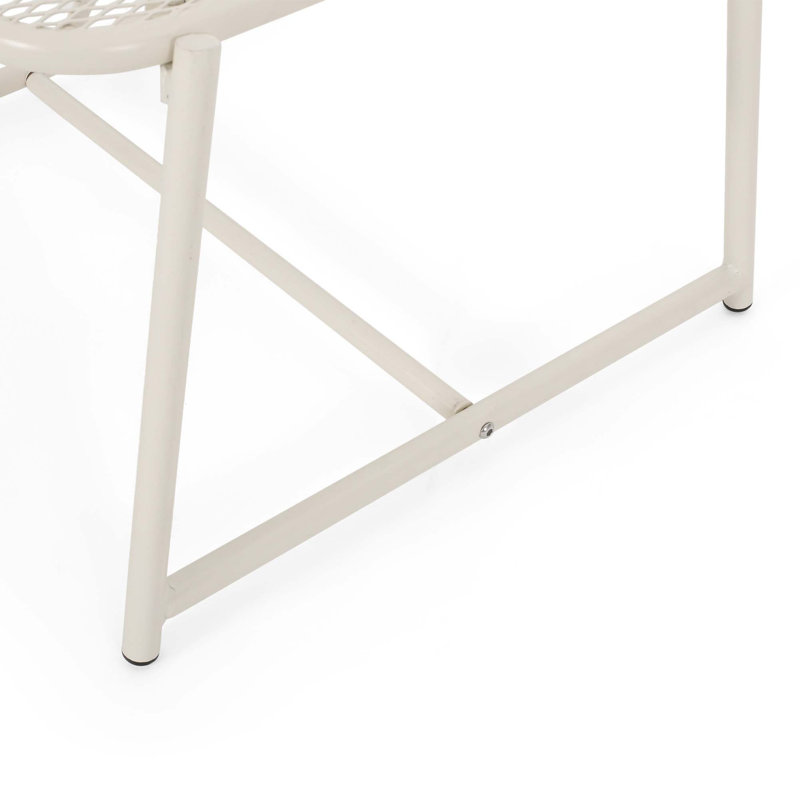 Table d'appoint KINCAID, durable et résistante aux intempéries pour un confort moderne, H 13,25 po x l 19,5 po x P 18 po