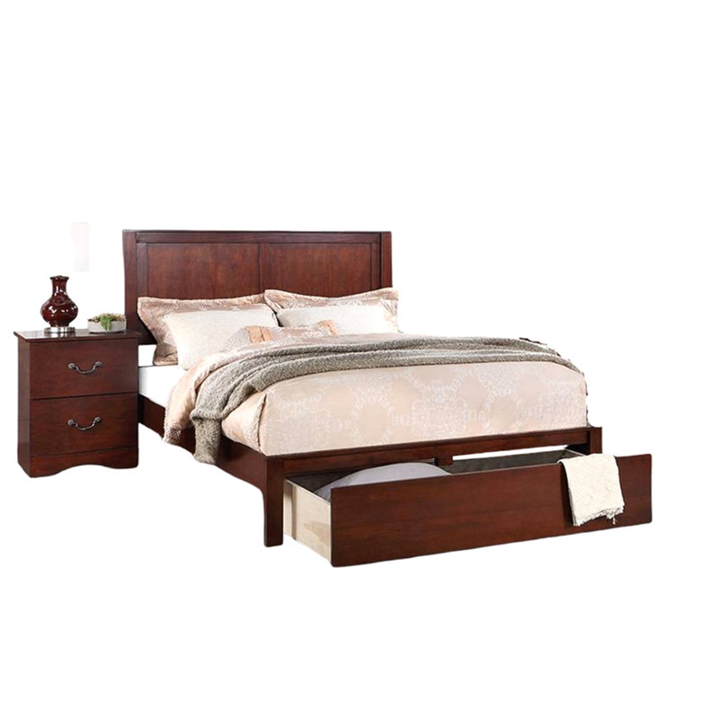 Mobilier de chambre à coucher rustique 1pc, Très grand californien, Cerisier