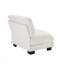 Canapé 27 sans accoudoirs avec 1 coussin - blanc
