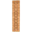 Tapis de couloir brun en tapis décoratif laine de conception unique 2 pi 5 po x 11 pi 7 po noué à la main new age