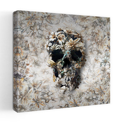 Art contemporain fleur gothique contemporain