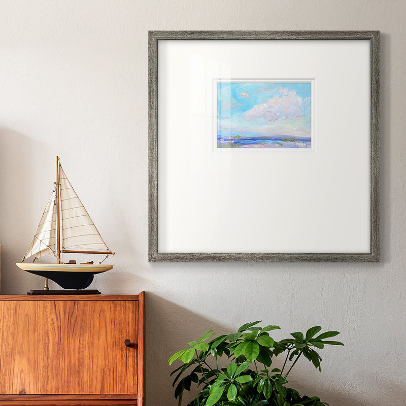 «A Perfectly Lovely Day», reproduction encadrée de qualité supérieure, H 17 po x l 17 po x P 1,25 po, Grey Framed Paper