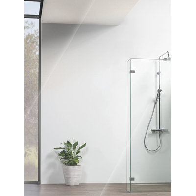 Miroir mural de salle de bain rectangulaire 30 po x 40 po, cadre argenté, verre haute qualité de haute qualité, aluminium rouillé, installation stable en miroir avec cadre en métal Étapes d'installation facile