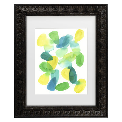 Bolog June Erica Vess Lime Stones II Matted Framed Art