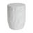Magnus Modern Organic Stone-Texture Outdoor MGO Side Table with Fluted Pedestal Design-216910012