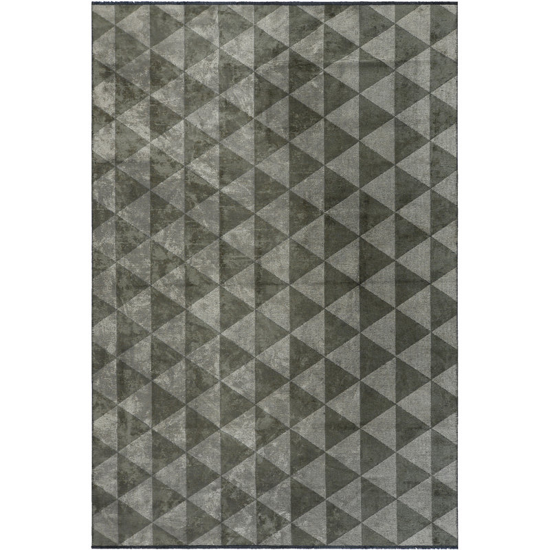 Tapis beige kaki Rapture, Rectangle 7 pi 10 po x 11 pi 2 po